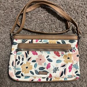 Relic Floral Print Crossbody Bag